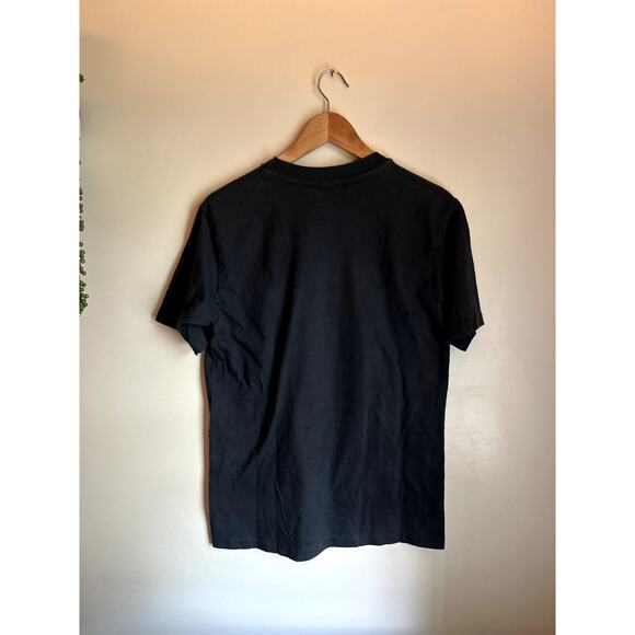 Vintage 1980s Tuxedo Graphic Tee Black Single Stitch Size M - Picture 2 of 3